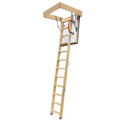 mediniai palėpės laiptai „nordic" 90 x 70 cm