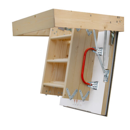 mediniai palėpės laiptai „nordic" 90 x 70 cm