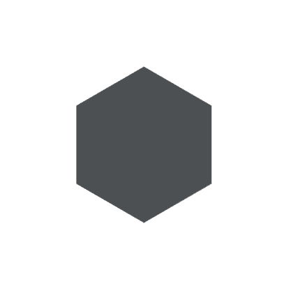 Sienos dekoracija Hexagon, 30x30cm, black