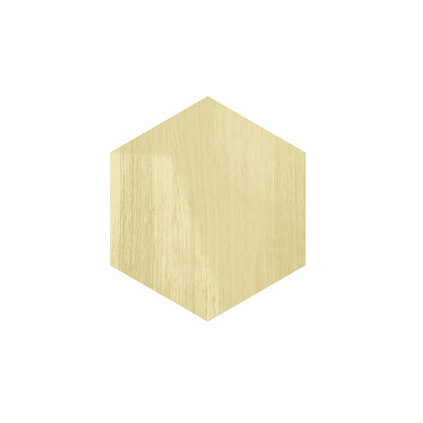 Sienos dekoracija Hexagon, 30x30cm, oak flader