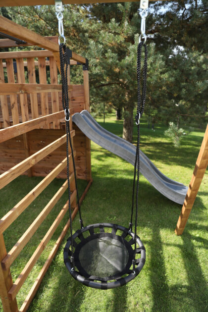 Sūpynės „Gandro lizdas“ 60 cm, juodos - Image 3