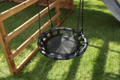 Sūpynės „Gandro lizdas“ 60 cm, juodos - Image 5