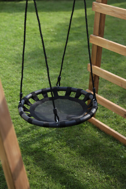 Sūpynės „Gandro lizdas“ 60 cm, juodos - Image 2