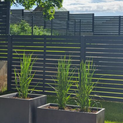 Vazonas "Antracitas" su vandens rezervuaru, 79 cm