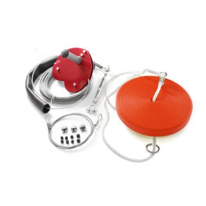 Nusileidimo lynas su sėdyne "Tarzanas", 25 m, raudonas