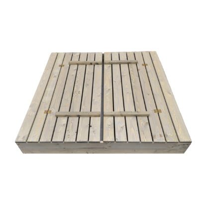 Smėlio dėžė Bonus Orbis, 140x140cm, su patiesalu, pilka