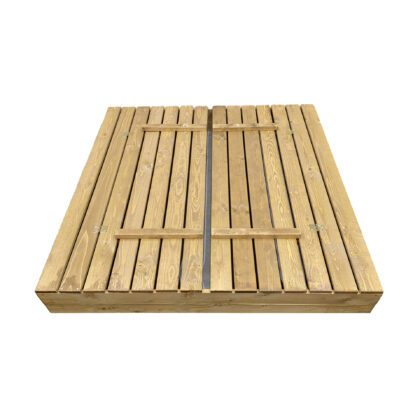 Smėlio dėžė Bonus Orbis, 140x140cm, su patiesalu, ruda