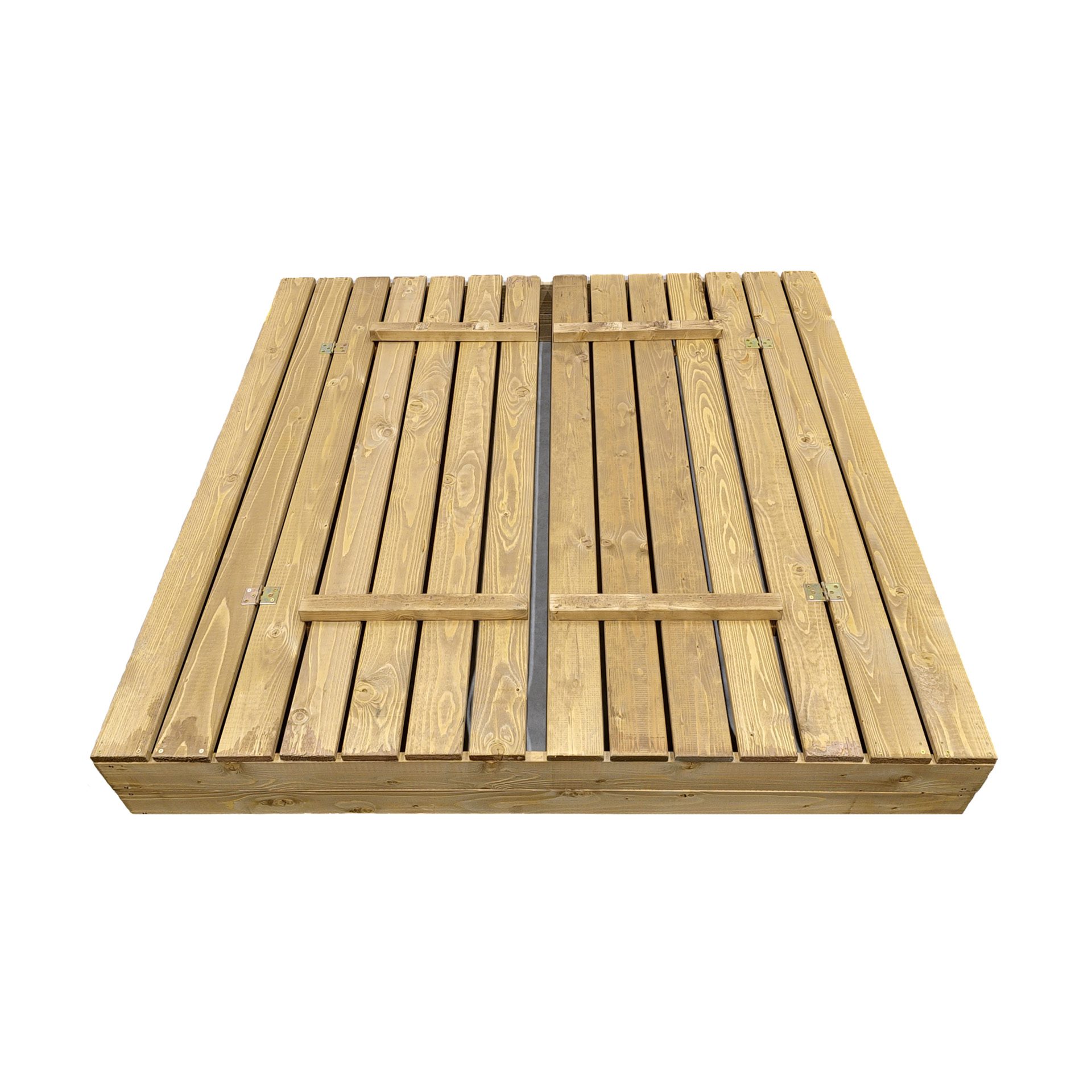 Smėlio dėžė Bonus Orbis, 140x140cm, su patiesalu, ruda