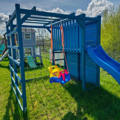 Vaikiškos sūpynės 3in1 "Papūgėlė"