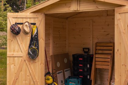 Medinis sandėliukas „Barsukas“ 3,95 m2