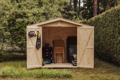 Medinis sandėliukas „Barsukas“ 3,95 m2