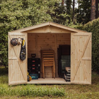 Medinis sandėliukas „Barsukas“ 3,95 m2