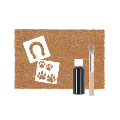 Durų kilimėlis piešimui „Pėdutės”, 60 x 40 cm