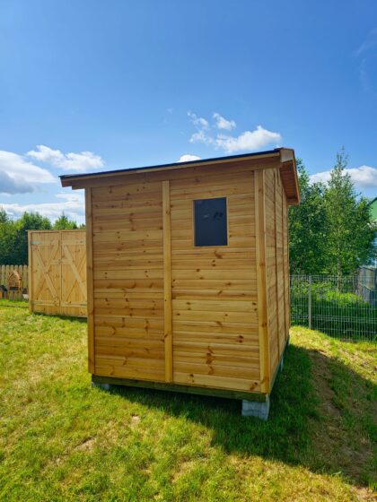 Medinis sandėliukas „Barsukas“ 3,95 m2