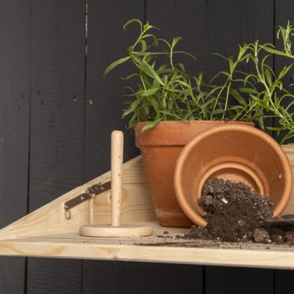 Sulankstoma medinė lentyna, 58,2 x 38,7 x 13,5 cm