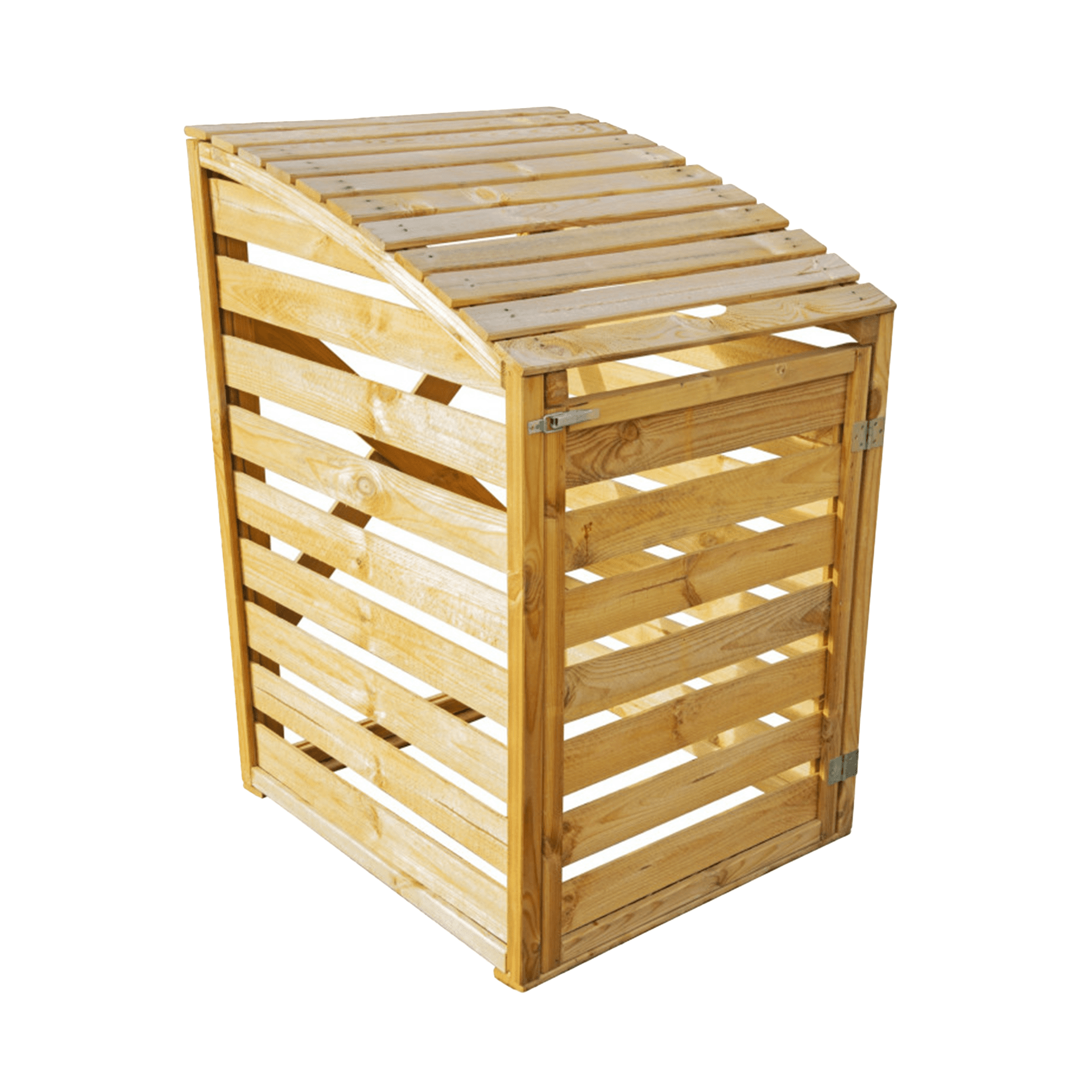 Medinė konteinerio stoginė Medinė konteinerio stoginė