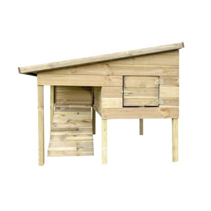 Medinis vištų namelis, 120x116x104cm