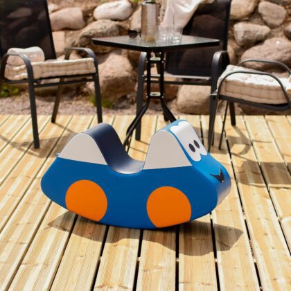 Minkštas supamasis žaislas "Mašiniukas", mėlynas