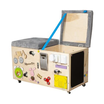 Dvigubas lavinamasis pufas „Veiklos stotelė”