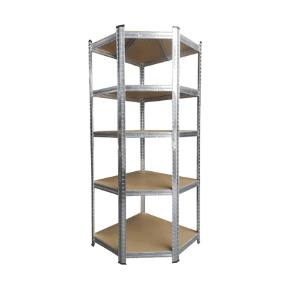 Kampinė sandėliavimo lentyna - stelažas, 180x70x70x40cm, 175kg