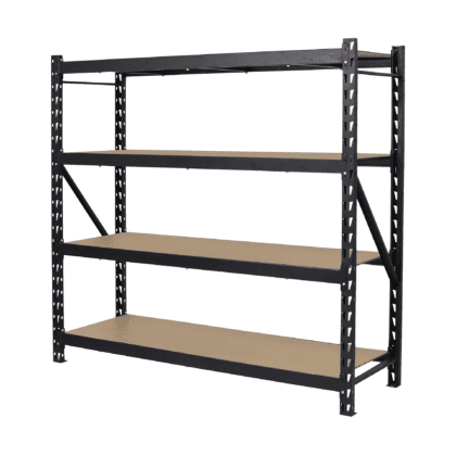 Sandėliavimo lentyna - stelažas, 180x180x45cm, 600kg, juoda