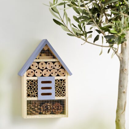 Vabzdžių viešbutis "Kamanė", mėlyna