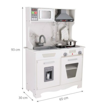 Medinė vaikiška virtuvėlė su garsais „Smiltė"