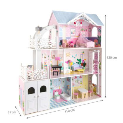 Medinis lėlių namelis "Milda"
