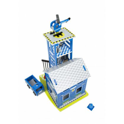 Medinis žaislas "Policijos komisariatas"