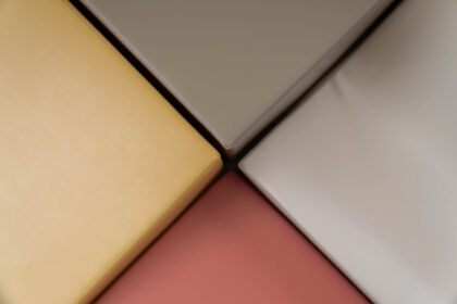 Minkštų kaladėlių komplektas „Sukutis”, pastelinis rausvas - Image 5