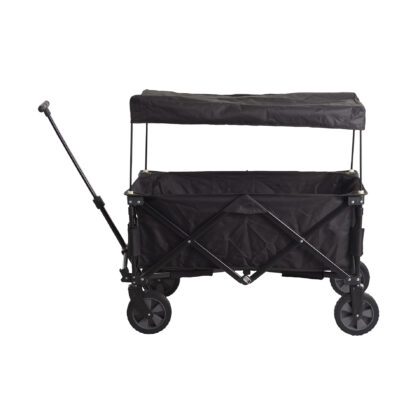 Sulankstomas karutis su stogeliu