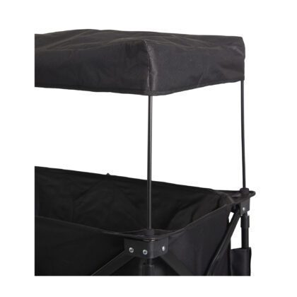 Sulankstomas karutis su stogeliu