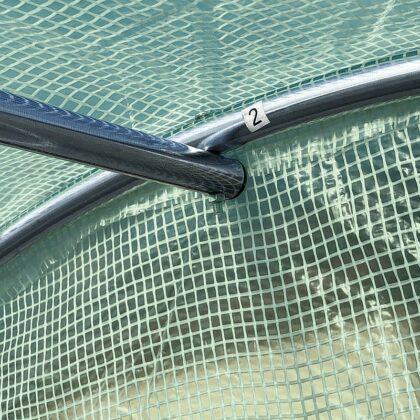 Šiltnamis su armuota plėvele, 7 m2, 3,5 x 2 m, žalias