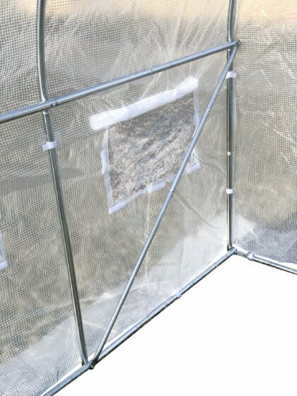 Armuota šiltnamio plėvelė, 2 x 4,5 m, balta