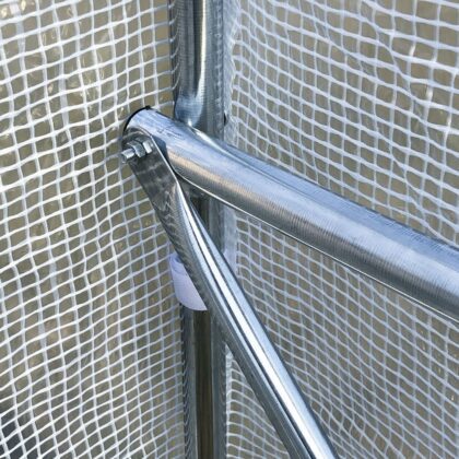 Armuota šiltnamio plėvelė, 2 x 4,5 m, balta