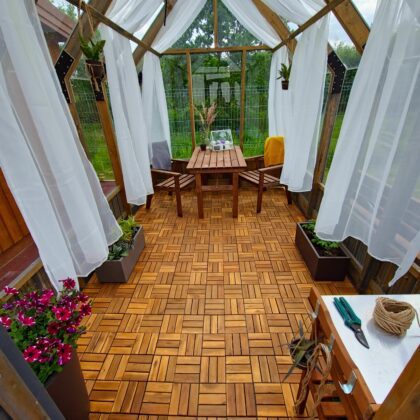 Lauko grindų danga, 30 x 30 x 2,4cm, 10vnt