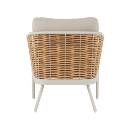 Lauko baldų komplektas "Daniela", smėlio spalvos