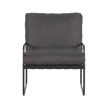 Lauko baldų komplektas "Tedas", tamsiai pilkas