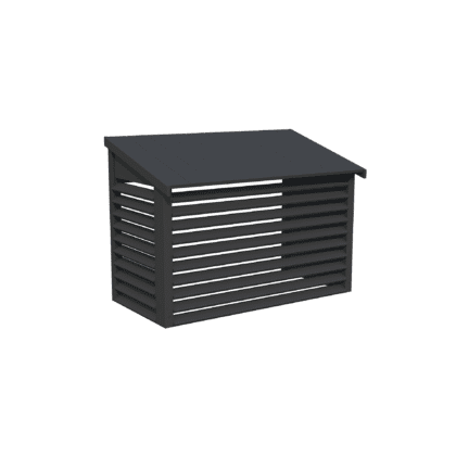 Lauko bloko apsauginės grotelės, juodos