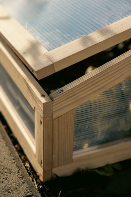 Mažasis šiltnamis - šiltlysvė 120 x 80 cm, juoda