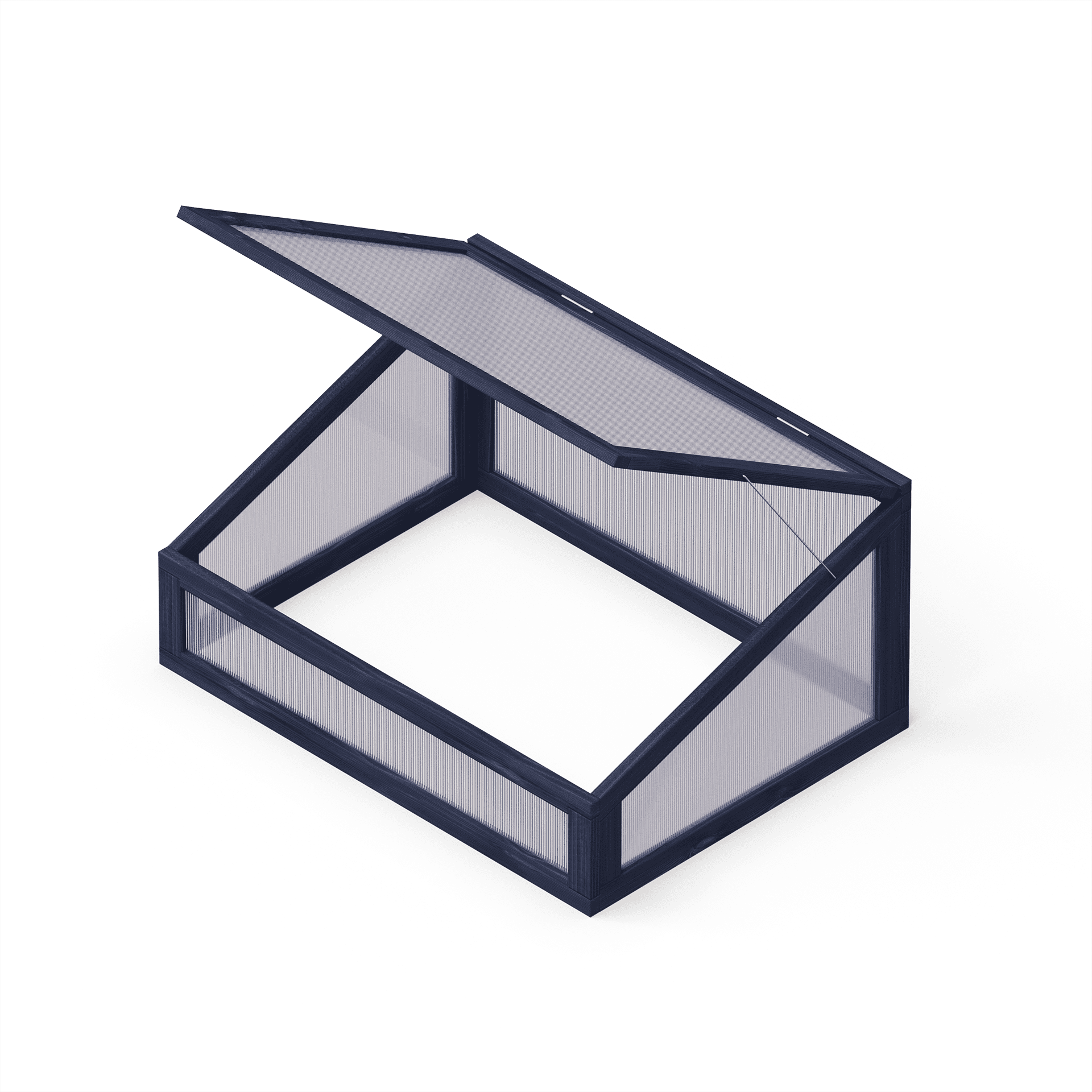 Mažasis šiltnamis - šiltlysvė 80 x 60 cm, juoda Mažasis šiltnamis - šiltlysvė 80 x 60 cm, juoda