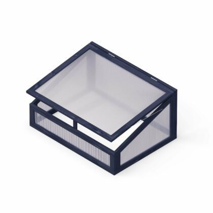 Mažasis šiltnamis - šiltlysvė 80 x 60 cm, juoda