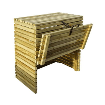 Medinė kompostavimo dėžė, 570l