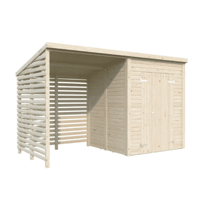 Medinis sandėliukas „Sakalas” 3 + 2,9 m2