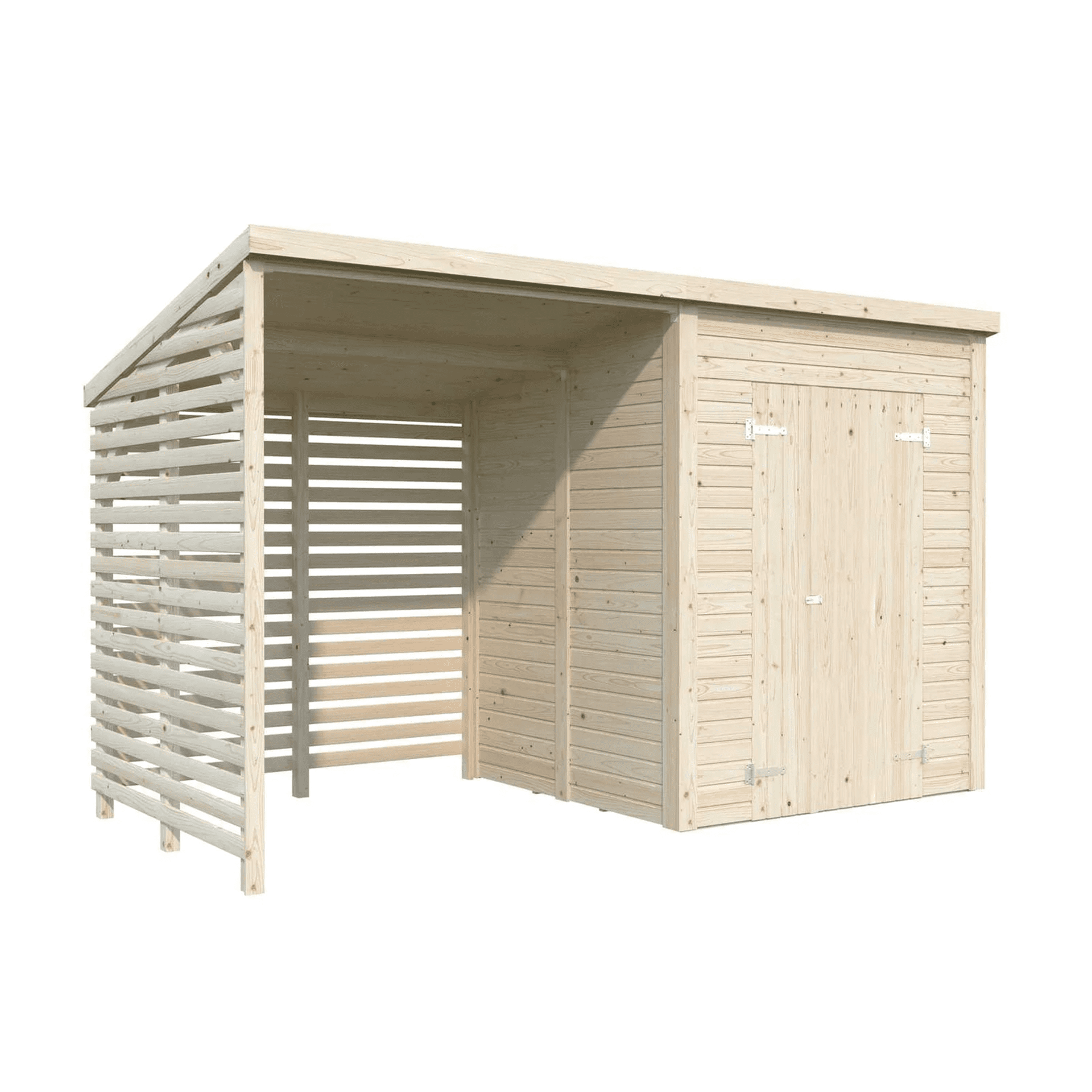 Medinis sandėliukas „Sakalas” 3 + 2,9 m2 Medinis sandėliukas „Sakalas” 3 + 2,9 m2