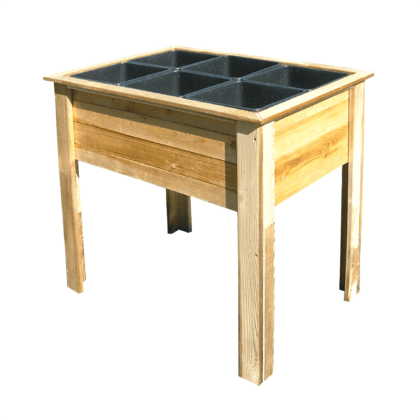 Pakelta medinė lysvė "Šeši" 85 x 60 x 82 cm