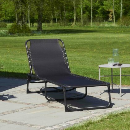 Sulankstomas gultas "Ramuma2", juodas