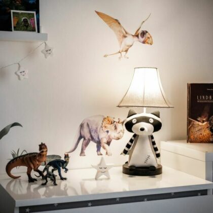 Vaikiškas stalinis šviestuvas „Meškėnas Benas“