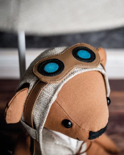 Vaikiškas stalinis šviestuvas „Meškutis Čarlis“