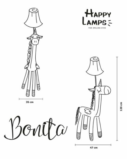 Vaikiškas šviestuvas "Vienaragė Bonita"